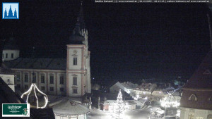 Městečko Mariazell - Basilika - 26.12.2025 v 06:15 Městečko Mariazell - Basilika - 26.12.2025 v 06:15