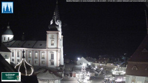 Městečko Mariazell - Basilika - 26.12.2025 v 17:45 Městečko Mariazell - Basilika - 26.12.2025 v 17:45