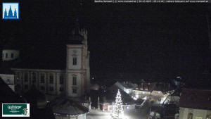 Městečko Mariazell - Basilika - 30.12.2025 v 05:15 Městečko Mariazell - Basilika - 30.12.2025 v 05:15