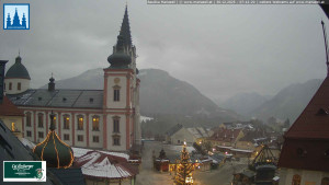 Městečko Mariazell - Basilika - 30.12.2025 v 07:45 Městečko Mariazell - Basilika - 30.12.2025 v 07:45