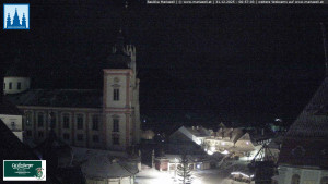 Městečko Mariazell - Basilika - 31.12.2025 v 01:00 Městečko Mariazell - Basilika - 31.12.2025 v 01:00
