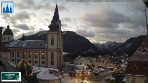 Městečko Mariazell - Basilika - 31.12.2025 v 07:30 Městečko Mariazell - Basilika - 31.12.2025 v 07:30