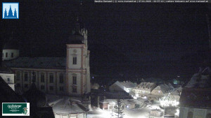 Městečko Mariazell - Basilika - 7.1.2026 v 03:00 Městečko Mariazell - Basilika - 7.1.2026 v 03:00
