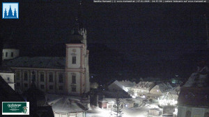 Městečko Mariazell - Basilika - 7.1.2026 v 05:00 Městečko Mariazell - Basilika - 7.1.2026 v 05:00