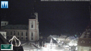Městečko Mariazell - Basilika - 7.1.2026 v 06:30 Městečko Mariazell - Basilika - 7.1.2026 v 06:30