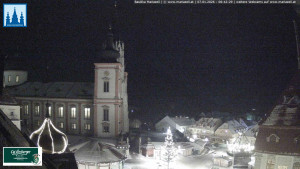 Městečko Mariazell - Basilika - 7.1.2026 v 06:45 Městečko Mariazell - Basilika - 7.1.2026 v 06:45