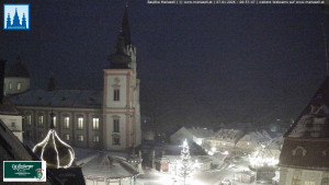 Městečko Mariazell - Basilika - 7.1.2026 v 07:00 Městečko Mariazell - Basilika - 7.1.2026 v 07:00