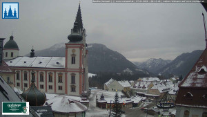 Městečko Mariazell - Basilika - 7.1.2026 v 08:15 Městečko Mariazell - Basilika - 7.1.2026 v 08:15
