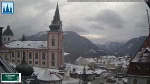 Městečko Mariazell - Basilika - 7.1.2026 v 11:30 Městečko Mariazell - Basilika - 7.1.2026 v 11:30