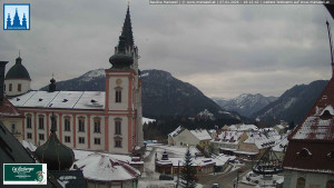 Městečko Mariazell - Basilika - 7.1.2026 v 16:15 Městečko Mariazell - Basilika - 7.1.2026 v 16:15