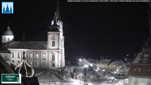 Městečko Mariazell - Basilika - 7.1.2026 v 19:45 Městečko Mariazell - Basilika - 7.1.2026 v 19:45
