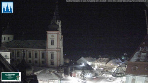 Městečko Mariazell - Basilika - 7.1.2026 v 21:15 Městečko Mariazell - Basilika - 7.1.2026 v 21:15