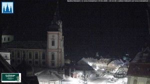 Městečko Mariazell - Basilika - 7.1.2026 v 23:15 Městečko Mariazell - Basilika - 7.1.2026 v 23:15
