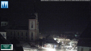 Městečko Mariazell - Basilika - 23.2.2026 v 03:00 Městečko Mariazell - Basilika - 23.2.2026 v 03:00
