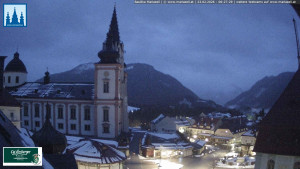 Městečko Mariazell - Basilika - 23.2.2026 v 06:30 Městečko Mariazell - Basilika - 23.2.2026 v 06:30