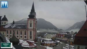 Městečko Mariazell - Basilika - 23.2.2026 v 07:15 Městečko Mariazell - Basilika - 23.2.2026 v 07:15