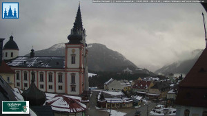 Městečko Mariazell - Basilika - 23.2.2026 v 08:15 Městečko Mariazell - Basilika - 23.2.2026 v 08:15
