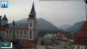 Městečko Mariazell - Basilika - 21.3.2026 v 07:45 Městečko Mariazell - Basilika - 21.3.2026 v 07:45
