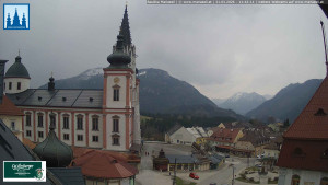 Městečko Mariazell - Basilika - 21.3.2026 v 11:45 Městečko Mariazell - Basilika - 21.3.2026 v 11:45