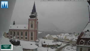 Městečko Mariazell - Basilika - 27.3.2026 v 11:15 Městečko Mariazell - Basilika - 27.3.2026 v 11:15