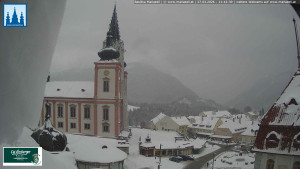 Městečko Mariazell - Basilika - 27.3.2026 v 11:45 Městečko Mariazell - Basilika - 27.3.2026 v 11:45