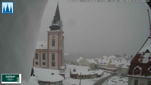 Městečko Mariazell - Basilika - 27.3.2026 v 12:45 Městečko Mariazell - Basilika - 27.3.2026 v 12:45