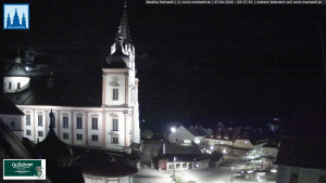 Městečko Mariazell - Basilika - 7.4.2026 v 02:30 Městečko Mariazell - Basilika - 7.4.2026 v 02:30
