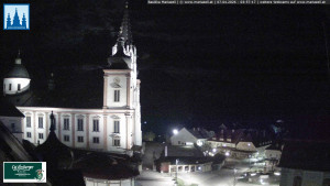 Městečko Mariazell - Basilika - 7.4.2026 v 04:00 Městečko Mariazell - Basilika - 7.4.2026 v 04:00