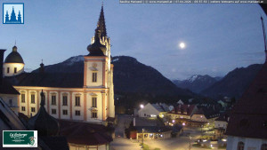 Městečko Mariazell - Basilika - 7.4.2026 v 06:00 Městečko Mariazell - Basilika - 7.4.2026 v 06:00