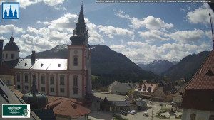Městečko Mariazell - Basilika - 7.4.2026 v 12:00 Městečko Mariazell - Basilika - 7.4.2026 v 12:00