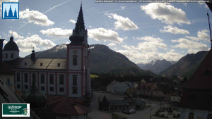 Městečko Mariazell - Basilika - 7.4.2026 v 12:15 Městečko Mariazell - Basilika - 7.4.2026 v 12:15
