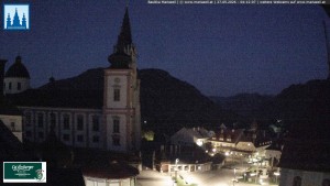 Městečko Mariazell - Basilika - 27.5.2026 v 04:15 Městečko Mariazell - Basilika - 27.5.2026 v 04:15