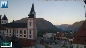 Městečko Mariazell - Basilika - 27.5.2026 v 05:45 Městečko Mariazell - Basilika - 27.5.2026 v 05:45