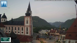 Městečko Mariazell - Basilika - 16.6.2026 v 04:45 Městečko Mariazell - Basilika - 16.6.2026 v 04:45