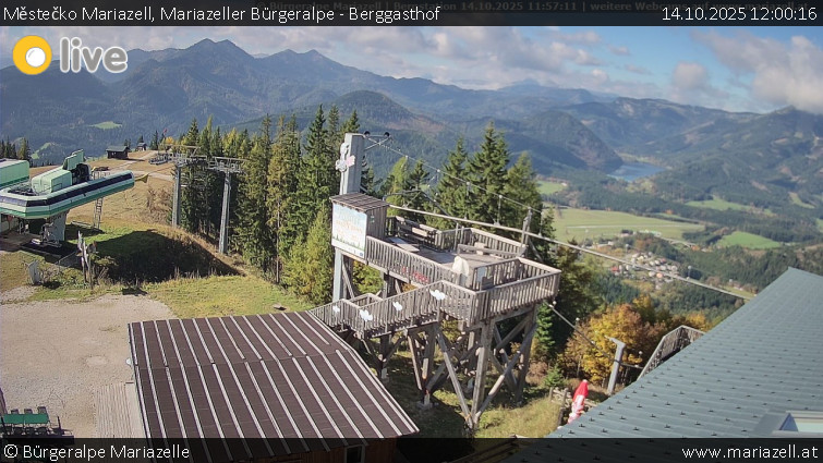 Městečko Mariazell - Mariazeller Bürgeralpe - Berggasthof - 14.10.2025 v 12:00 Městečko Mariazell - Mariazeller Bürgeralpe - Berggasthof - 14.10.2025 v 12:00