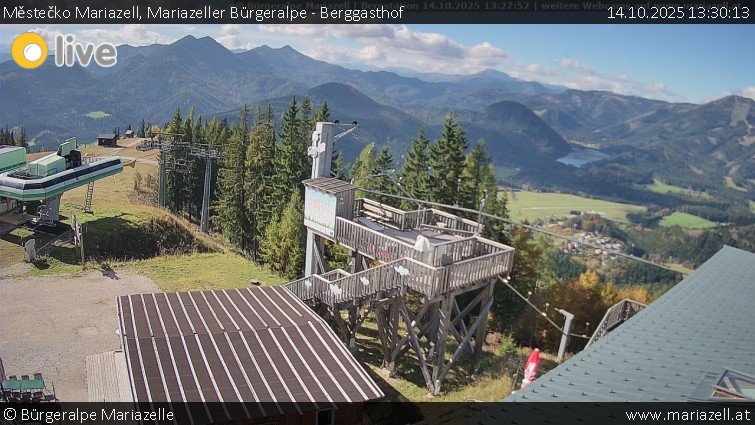 Městečko Mariazell - Mariazeller Bürgeralpe - Berggasthof - 14.10.2025 v 13:30 Městečko Mariazell - Mariazeller Bürgeralpe - Berggasthof - 14.10.2025 v 13:30