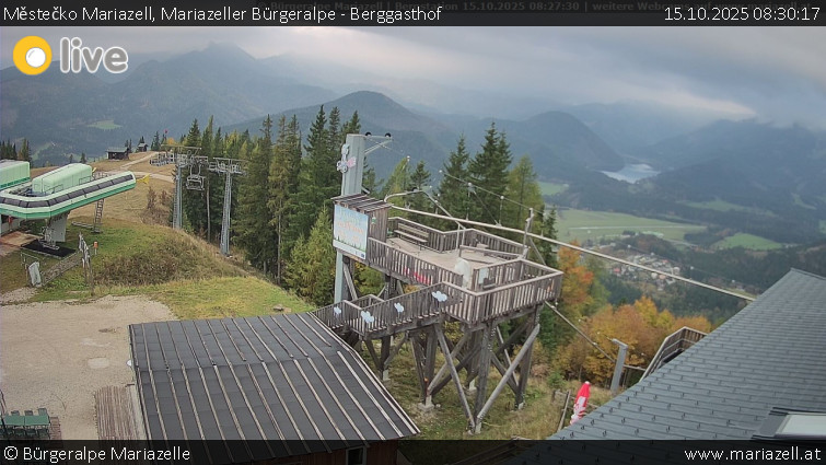 Městečko Mariazell - Mariazeller Bürgeralpe - Berggasthof - 15.10.2025 v 08:30 Městečko Mariazell - Mariazeller Bürgeralpe - Berggasthof - 15.10.2025 v 08:30