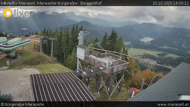 Městečko Mariazell - Mariazeller Bürgeralpe - Berggasthof - 15.10.2025 v 14:30 Městečko Mariazell - Mariazeller Bürgeralpe - Berggasthof - 15.10.2025 v 14:30