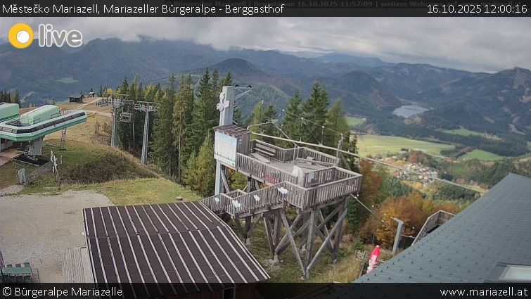 Městečko Mariazell - Mariazeller Bürgeralpe - Berggasthof - 16.10.2025 v 12:00 Městečko Mariazell - Mariazeller Bürgeralpe - Berggasthof - 16.10.2025 v 12:00