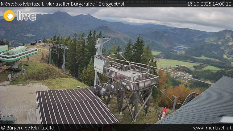 Městečko Mariazell - Mariazeller Bürgeralpe - Berggasthof - 16.10.2025 v 14:00 Městečko Mariazell - Mariazeller Bürgeralpe - Berggasthof - 16.10.2025 v 14:00