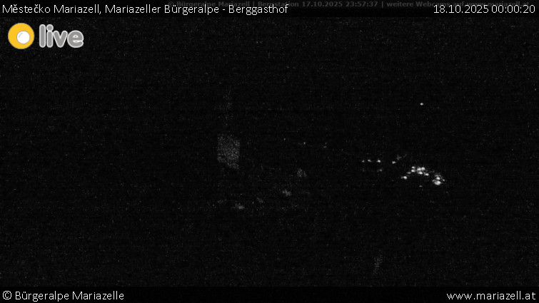 Městečko Mariazell - Mariazeller Bürgeralpe - Berggasthof - 18.10.2025 v 00:00 Městečko Mariazell - Mariazeller Bürgeralpe - Berggasthof - 18.10.2025 v 00:00