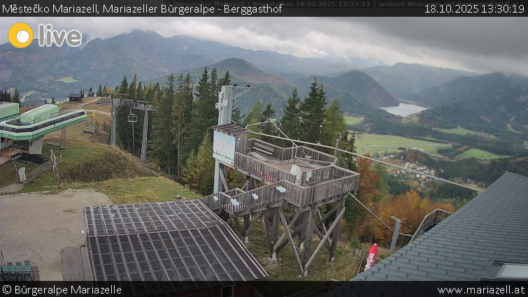 Městečko Mariazell - Mariazeller Bürgeralpe - Berggasthof - 18.10.2025 v 13:30 Městečko Mariazell - Mariazeller Bürgeralpe - Berggasthof - 18.10.2025 v 13:30