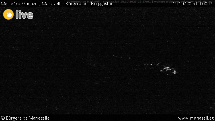 Městečko Mariazell - Mariazeller Bürgeralpe - Berggasthof - 19.10.2025 v 00:00 Městečko Mariazell - Mariazeller Bürgeralpe - Berggasthof - 19.10.2025 v 00:00