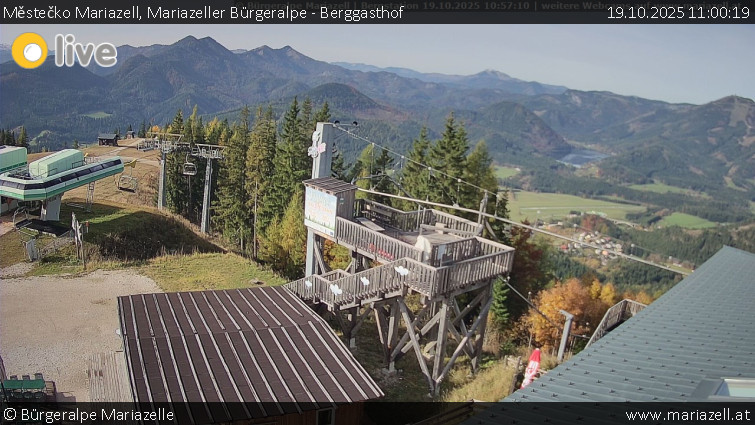 Městečko Mariazell - Mariazeller Bürgeralpe - Berggasthof - 19.10.2025 v 11:00 Městečko Mariazell - Mariazeller Bürgeralpe - Berggasthof - 19.10.2025 v 11:00