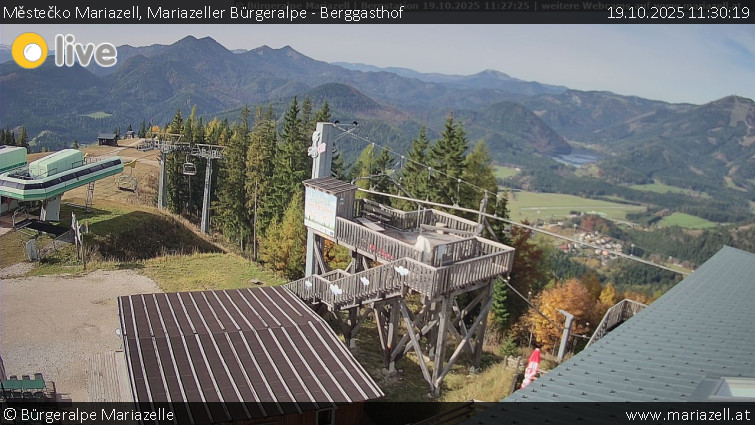 Městečko Mariazell - Mariazeller Bürgeralpe - Berggasthof - 19.10.2025 v 11:30 Městečko Mariazell - Mariazeller Bürgeralpe - Berggasthof - 19.10.2025 v 11:30