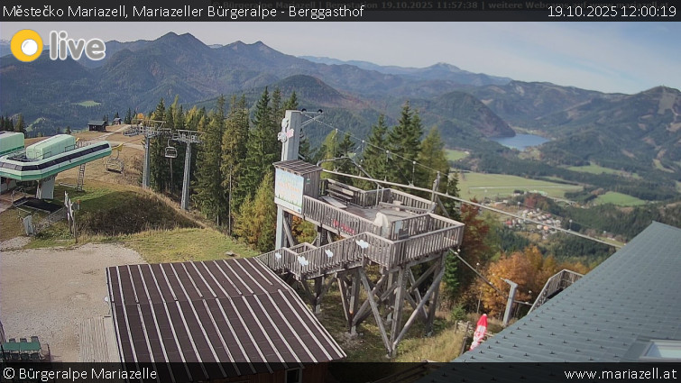 Městečko Mariazell - Mariazeller Bürgeralpe - Berggasthof - 19.10.2025 v 12:00 Městečko Mariazell - Mariazeller Bürgeralpe - Berggasthof - 19.10.2025 v 12:00