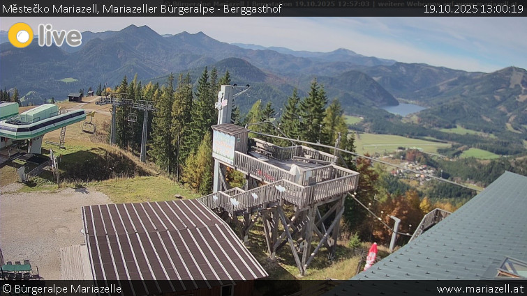 Městečko Mariazell - Mariazeller Bürgeralpe - Berggasthof - 19.10.2025 v 13:00 Městečko Mariazell - Mariazeller Bürgeralpe - Berggasthof - 19.10.2025 v 13:00