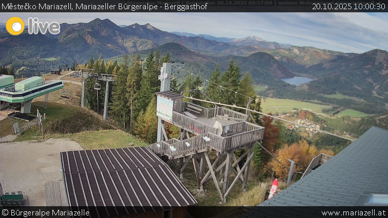 Městečko Mariazell - Mariazeller Bürgeralpe - Berggasthof - 20.10.2025 v 10:00 Městečko Mariazell - Mariazeller Bürgeralpe - Berggasthof - 20.10.2025 v 10:00