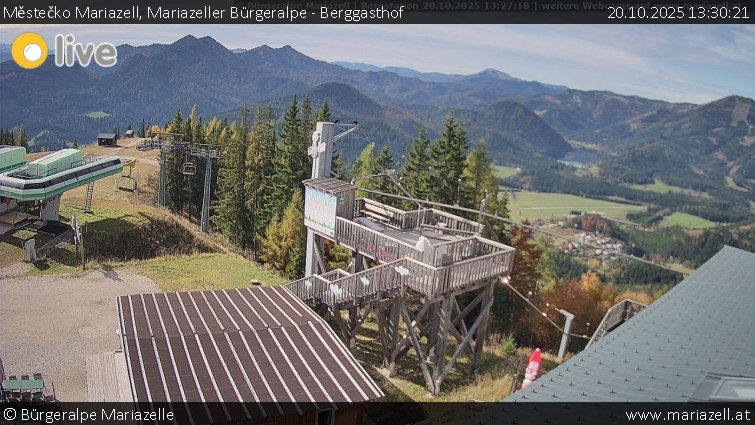 Městečko Mariazell - Mariazeller Bürgeralpe - Berggasthof - 20.10.2025 v 13:30 Městečko Mariazell - Mariazeller Bürgeralpe - Berggasthof - 20.10.2025 v 13:30