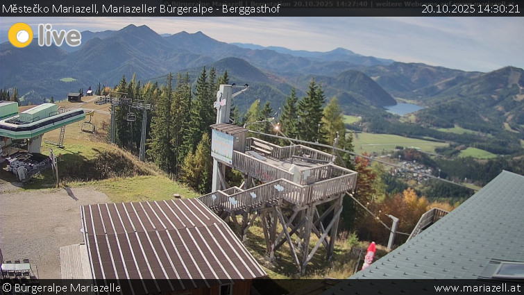 Městečko Mariazell - Mariazeller Bürgeralpe - Berggasthof - 20.10.2025 v 14:30 Městečko Mariazell - Mariazeller Bürgeralpe - Berggasthof - 20.10.2025 v 14:30